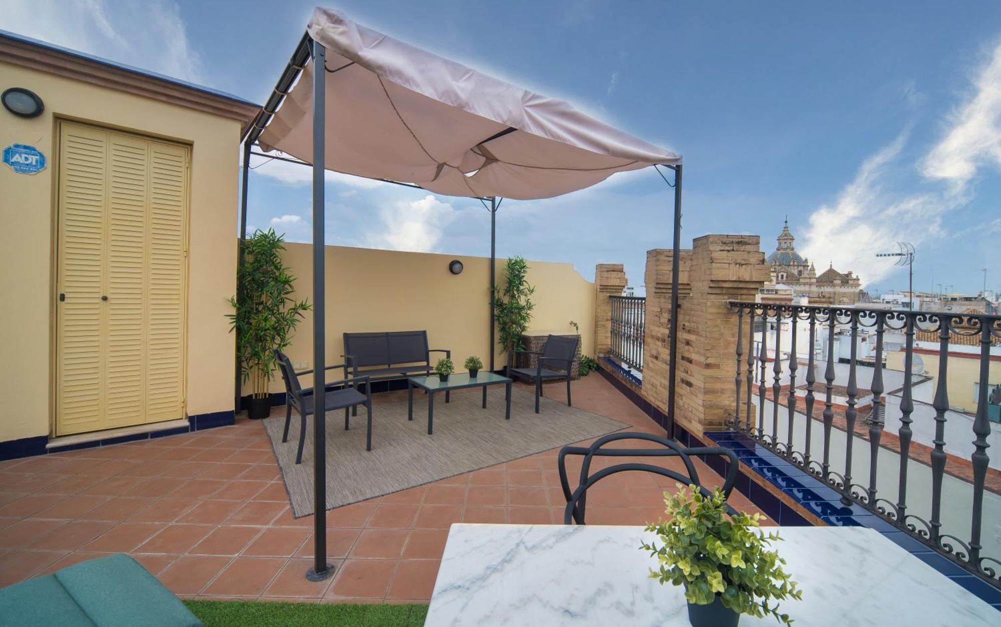 Apartamento Exclusive Triplex With Private Terrace Sevilla Exterior foto