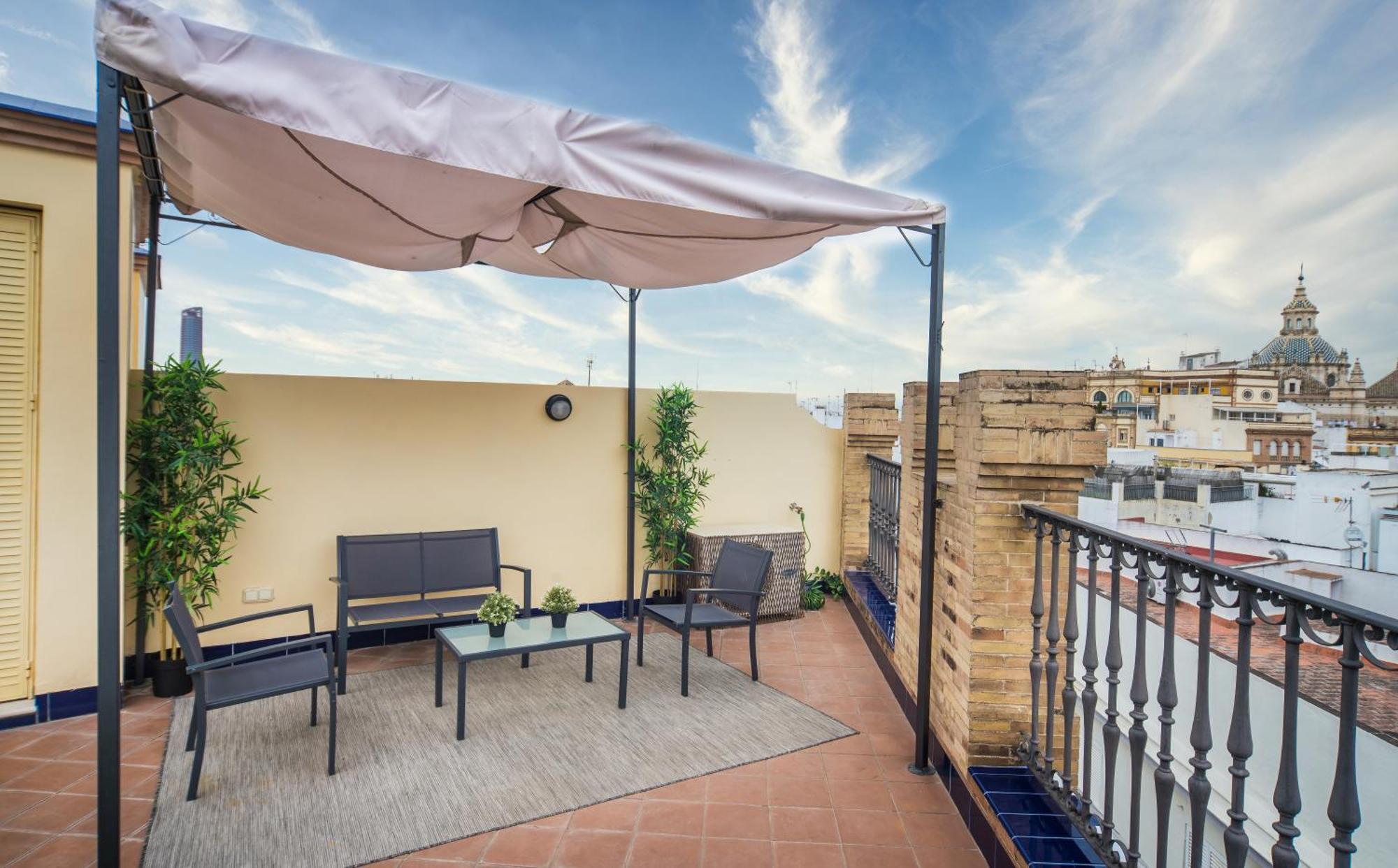 Apartamento Exclusive Triplex With Private Terrace Sevilla Exterior foto